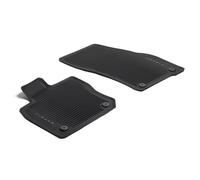 Volkswagen Alfombrillas de Goma Premium, Compatible con Tiguan 3 (CT1), Juego de 2 Piezas, Negro, Delanteras, Ajuste Original