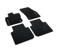 Volkswagen Alfombrillas de Velours Premium, Compatible con VW Tayron Desde 2025, Juego de 4 Piezas, Negro, Delanteras y Traseras, Ajuste Original