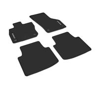 Volkswagen Alfombrillas Premium de Velours, TFG-Velours, Compatible con Passat B9 (3J) Variant 2024+, Set de 4 Piezas, Negro, Delanteras y Traseras, Ajuste Original