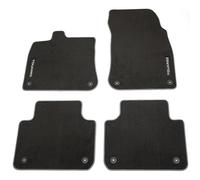 Volkswagen Alfombrillas Premium de Velours, TFG-Velours, Compatible con Touareg 3 (CR) 2018+, Set de 4 Piezas, Negro, Delanteras y Traseras, Ajuste Original