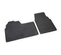 Volkswagen Alfombrillas Premium Todo Tiempo, Goma, Compatible con T7 Transporter, Set de 2 Piezas, Titanschwarz, Delanteras, Ajuste Exacto