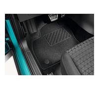 Volkswagen Alfombrillas Textiles Plus, Velours TFG, Compatible con T-Cross Desde 2018, Juego de 4 Piezas, Negro, Delanteras y Traseras, Ajuste Original