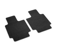 Volkswagen Alfombrillas Textiles Premium, Compatible con ID.Buzz, Velours, Segunda Fila de Asientos, Negro y Gris, Antideslizante, Ajuste Específico