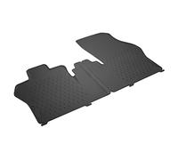 Volkswagen Alfombrillas Todo Tiempo, Compatible con ID.Buzz Cargo Desde 2023, Juego de 2 Piezas, Titanio Negro, Delanteras, Ajuste Original