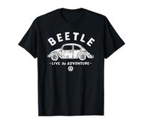 Volkswagen Beetle White Vive la aventura Camiseta