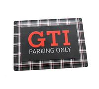 Volkswagen Classic Parts ZCP902908 - Cartel de Chapa Original GTI para Aparcamiento o Garaje