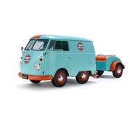 2024 Volkswagen Cool Kombi Tributo Gulf Azul Turquesa/Naranja 1:18 Solido S18109