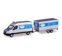 Volkswagen Crafter Caja de Techo Alto con Remolque de Caja tándem Saba Transportservice.