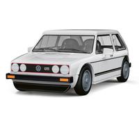 Volkswagen Golf GTI | Licencia VW, 1:35, 74 piezas, carrocería blanca, ruedas móviles, neumáticos de goma, estampados y pegatinas