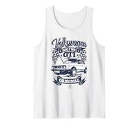 Volkswagen Golf GTI MK1 Banderas de carreras originales Camiseta sin Mangas