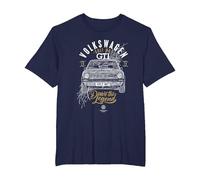 Volkswagen Golf GTI Mk1 Tribal Drive La Leyenda Camiseta, Hombre Tallas Grandes, Azul Marino, 4X Alto