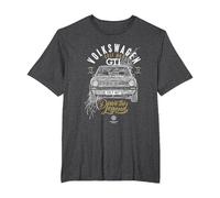 Volkswagen Golf GTI Mk1 Tribal Drive La Leyenda Camiseta, Hombre Tallas Grandes, Jaspeado Oscuro, 2X Alto