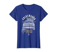 Volkswagen Golf GTI Mk1 Tribal Drive La Leyenda Camiseta, Mujer, Azul Real, S