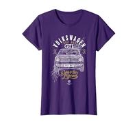 Volkswagen Golf GTI Mk1 Tribal Drive La Leyenda Camiseta, Mujer, Morado, 3XL
