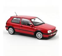 Volkswagen VW Golf 3 GTI Coche a Escala Norev 1:18 Rojo " 20 Años "Nuevo 188418