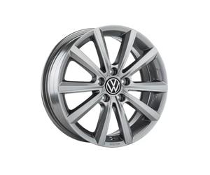 Volkswagen - Llanta de aleación ligera de Merano para T6/T6.1 Caravelle, Multivan, California, Transporte, Aluminio-Magnesio-Silicio, Adamantium Dark