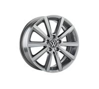 Volkswagen - Llanta de aleación ligera para Beetle, T-Roc, T-Roc Cabriolet, Adamantium Dark, Aluminio-Magnesio-Silicio