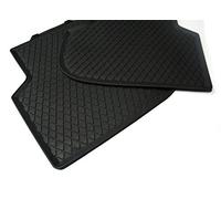 Volkswagen Original Jetta A6 Goma felpudos de 2 Piezas (Traseros Allwetter Alfombras Alfombrillas de Goma Negro 5 C6061512 82 V