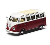 Volkswagen Original Modelo Auto T1 Samba Bus Rojo/Cream 1: 43