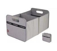 Volkswagen Original Zubehör Caja plegable, poliéster, gris, 50 x 32 x 27,5 cm, plegable compacta