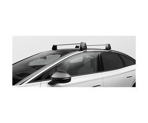 Volkswagen Original Zubehör - Soporte de Transporte de Plata, 255 mm de Ancho, Capacidad de Carga 70 kg