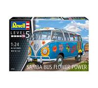 Volkswagen T1 Samba Bus Flower Power "Sons De Flores Plástico Kit 1:24 Modelo