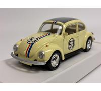 Volkswagen VW Beetle #53 Herbie Coccinelle Amarillo 1:43 Escala Norev 841005