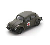 Volkswagen VW Beetle Unidad Médica Militar Alemana Die Cast 1:87 Modelo SCHUCO