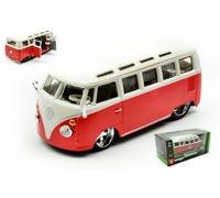 Volkswagen VW Furgoneta Samba Crema / Roja 1:32 Modelo 43048 BBURAGO