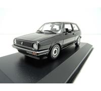 Volkswagen VW Golf 2 Modelo De Coche Maxichamps 1:43 Negro Metalizado Nuevo