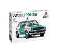 Volkswagen VW Golf Polizei 1:24 Plástico Modelo Kit Italeri