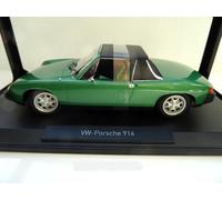 Volkswagen VW Porsche 914 Modelo De Coche NOREV 1:18 Verde Nuevo 187685