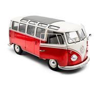 Volkswagen VW T1 Autobús Samba Modelo 1:18 Solido Rojo Nuevo S1813402