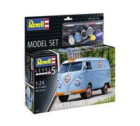 Volkswagen VW T1 Furgón Modelo Gulf Set 1:24 Kit De Modelo De Plástico REVELL