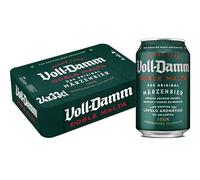 Voll-Damm | Cerveza Doble Malta | Toque Cítrico y Afrutado | Espuma Consistente | Paquete 24 x 330 ml | Total 7920 ml.