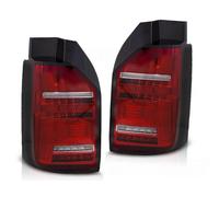 Voll LED Lightbar Traseras para VW T6 15-19 Rojo/Cromo (Izq/Der, Maletero)