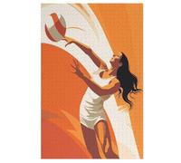 Volley-Ball Puzzle De 1000 Piezas Para Adultos, Adolescentes Y Niños Puzzles, Descompresión Intelectual, Juego Familiar Divertido (78×53cm)