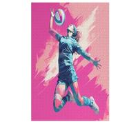 Volley-Ball Puzzles de Madera Descompresión Puzzle, para Adultos Niños 1000 Piezas Juguetes de Descompresión (78×53cm)