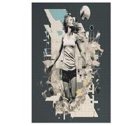 Volley-Ball Rompecabezas de madera 1000 piezas para adultos, materiales reciclables de calidad superior, rompecabezas, juego en familia, (78×53cm)