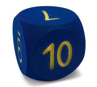 Volley® Cubo de Espuma - 16 cm de diámetro - 100 g - Símbolos numéricos 0-10 - Cubo Suave Azul para niños