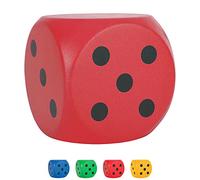 Volley - Cubos de espuma (medidas: 50 x 50 x 50 cm), diseño de dado rojo rojo