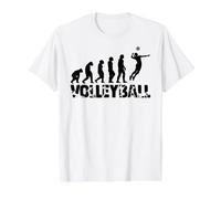 Volleyball Ball Pelota Balón Voleibol Evolución Voleibol Camiseta gráfica económica, Hombre, Blanco, L