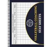 Volleyball Coaching Stat Sheets: Track Individual Player Performance, Record Match Statistics, and Monitor Practice Results