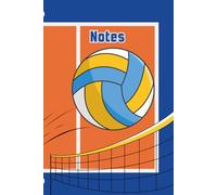 Volleyball Lined Notebook - Sports Fans Volleyball Fans- The Sports Collection - Gift for Men Women Children - 6x9'' 120 pages.