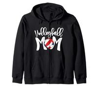 Volleyball Mom, Beach Volley Mothers Day Mama Volleyball Mom Sudadera con Capucha