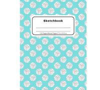 Volleyball Sketchbook: Blank Notebook for Drawing