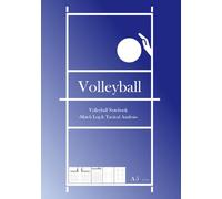 Volleyball Volleyball Notebook -Match Log & Tactical Analysis- A5 size