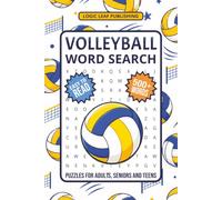 Volleyball Word Search: 50+ Volleyball Themed Word Search Puzzles About Sports, Volleyball Rules, Tournaments and More | Easy to Read Print for ... | Gift for Vacation, Holidays and Free Times