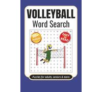 Volleyball Word Search Book: Word Searches with Easy to Read Print about Volleyball, Beach Volleyball, Players and More | 6x9 inches, 110 pages | 50+ ... Gift for Vacations, Holidays and Free Times