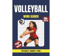 Volleyball Word Search Book: Word Searches with Easy to Read Print about Volleyball Skills, Court Terms, Serves, Spikes, Blocks, Players and More | ... Gifts for Vacations, Holidays and Free Times